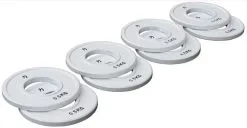 Strength Shop Hantelscheiben-Set, Stahl, Weiss - 8 X 0.5KG