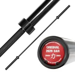 Strength Shop Original 2029 Power Bar, Voll-Schwarz E-Coating