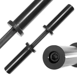 Strength Shop Olympia-Kurzhantelstange, Drehbare Scheibenaufnahmen