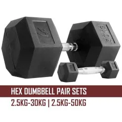 Strength Shop Hex Kurzhantel Sets - 2,5kg-30kg Oder 2,5-50kg - In 2,5kg Abstufungen