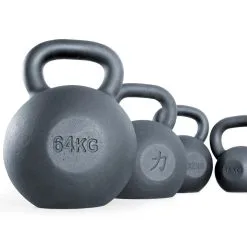 Strength Shop Gusseiserne Kettlebells - Aus Einem Guss, Pulverbeschichtet, 4-64KG