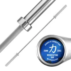 Strength Shop Riot Gewichtheberstange - Mens 20kg, IWF-Spezifikationen