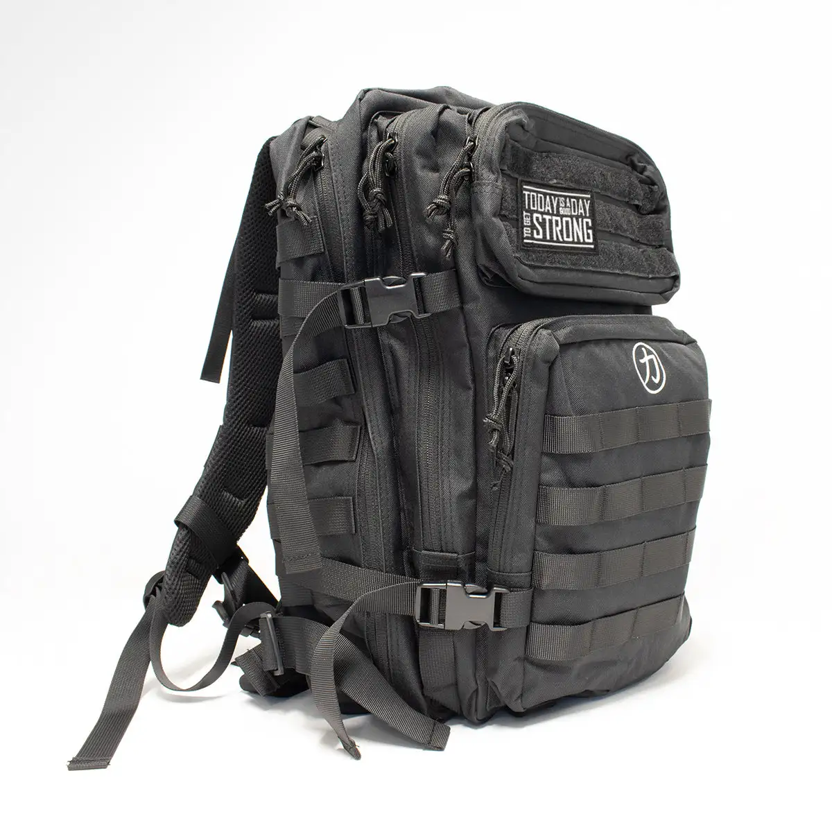 Strength Shop Trainingsrucksack, Schwarz & Patches