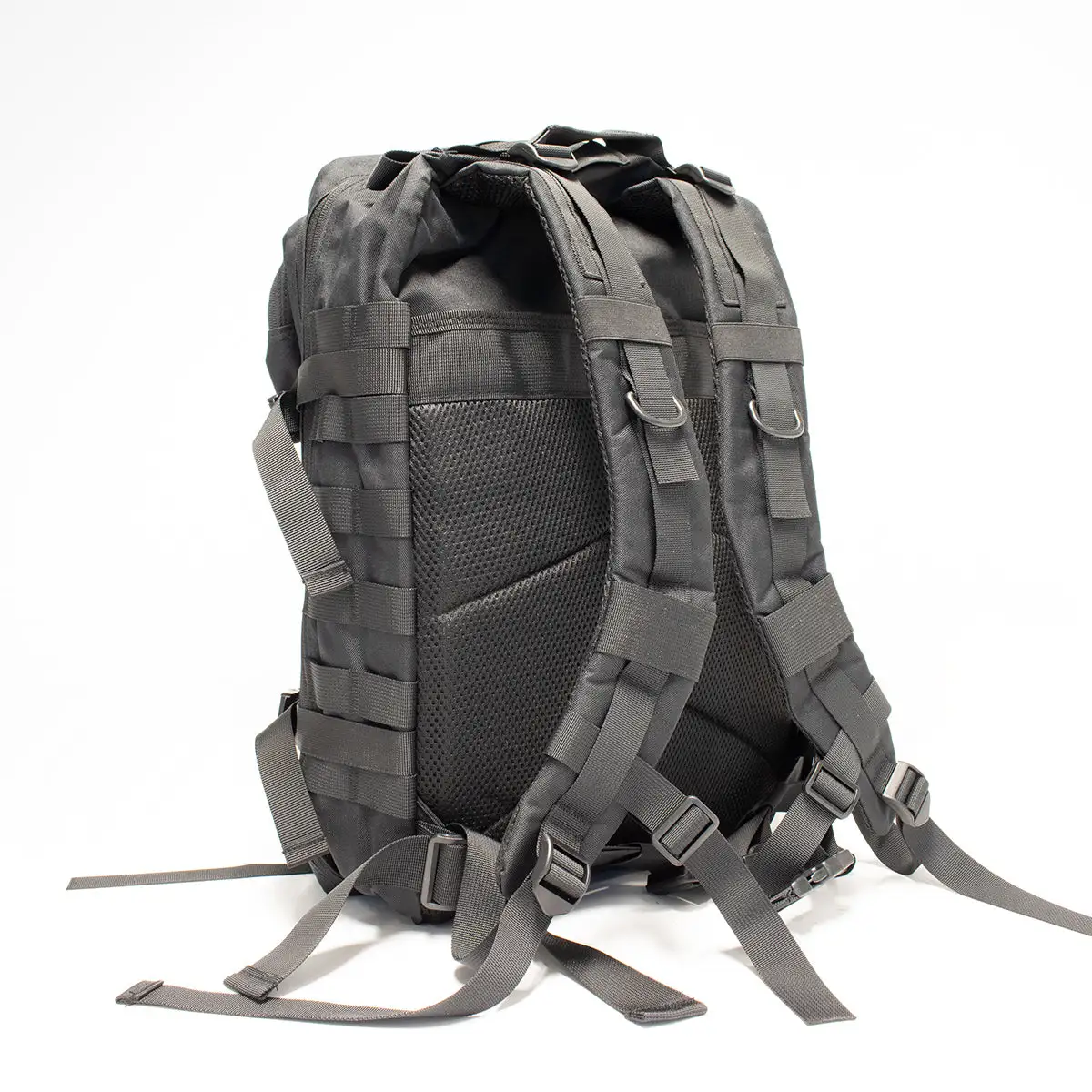 Strength Shop Trainingsrucksack, Schwarz & Patches – Bild 2