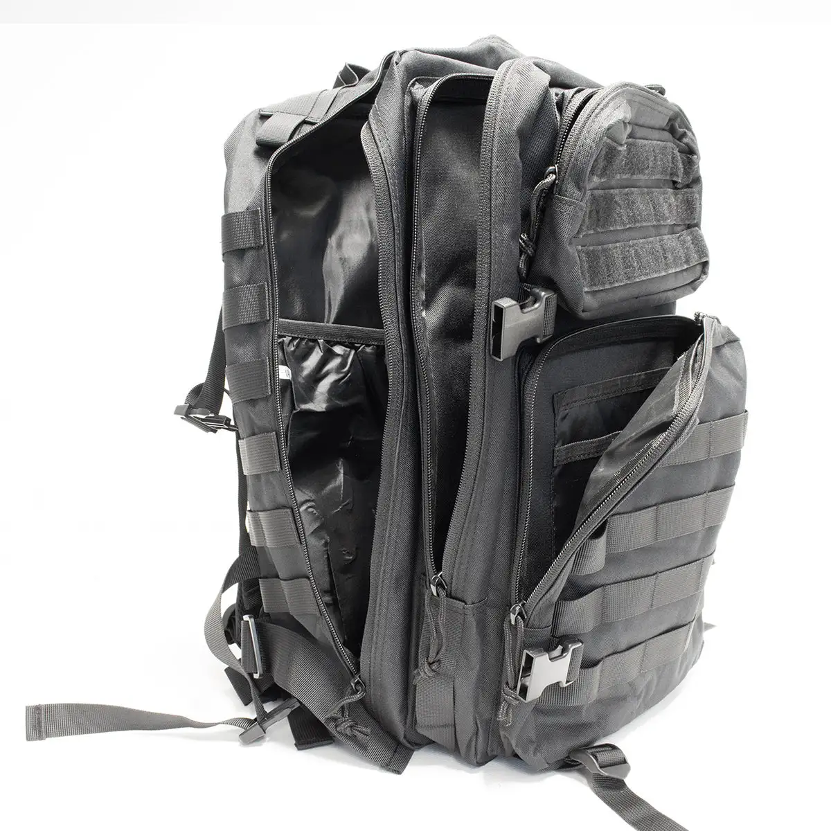 Strength Shop Trainingsrucksack, Schwarz & Patches – Bild 5