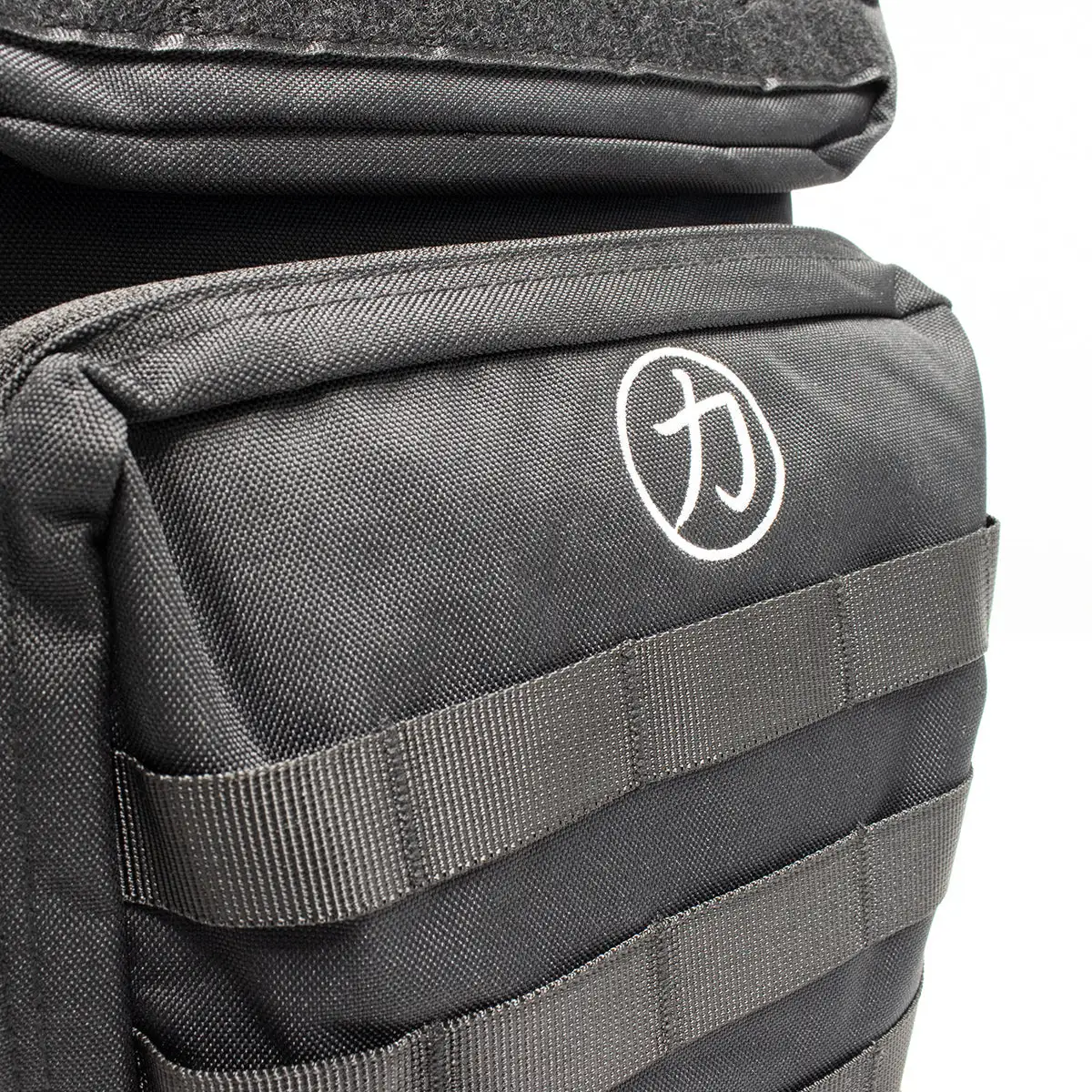 Strength Shop Trainingsrucksack, Schwarz & Patches – Bild 4