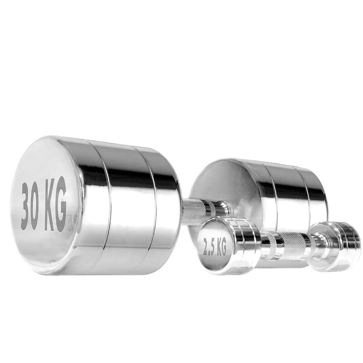 Strength Shop Chrom Kurzhantel Sets, 1kg-10kg & 2,5kg-30kg – Bild 3