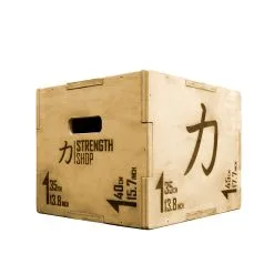 Strength Shop Kleine Plyo Box Aus Holz - 45CM X 40CM X 35CM