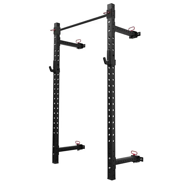Strength Shop Riot Wandmontiertes Faltbares Rack - 2,32m Hoch, Schwarz