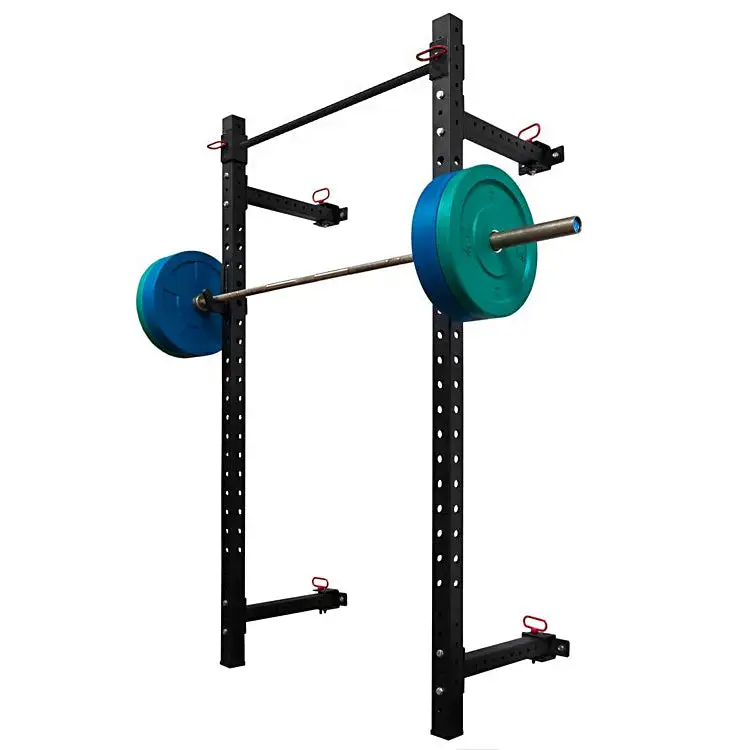 Strength Shop Riot Wandmontiertes Faltbares Rack - 2,32m Hoch, Schwarz – Bild 3