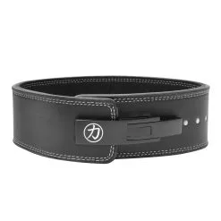 Strength Shop Kraftdreikampf Lever Gürtel, 13mm – IPF/BVDK Zertifiziert, Schwarz (geprägt)