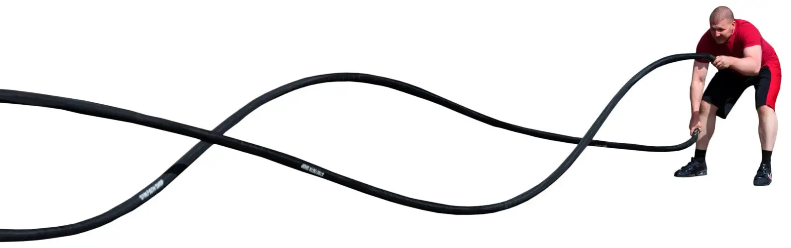 Strength Shop Seil, 12M X 38MM - Battle Rope – Bild 2