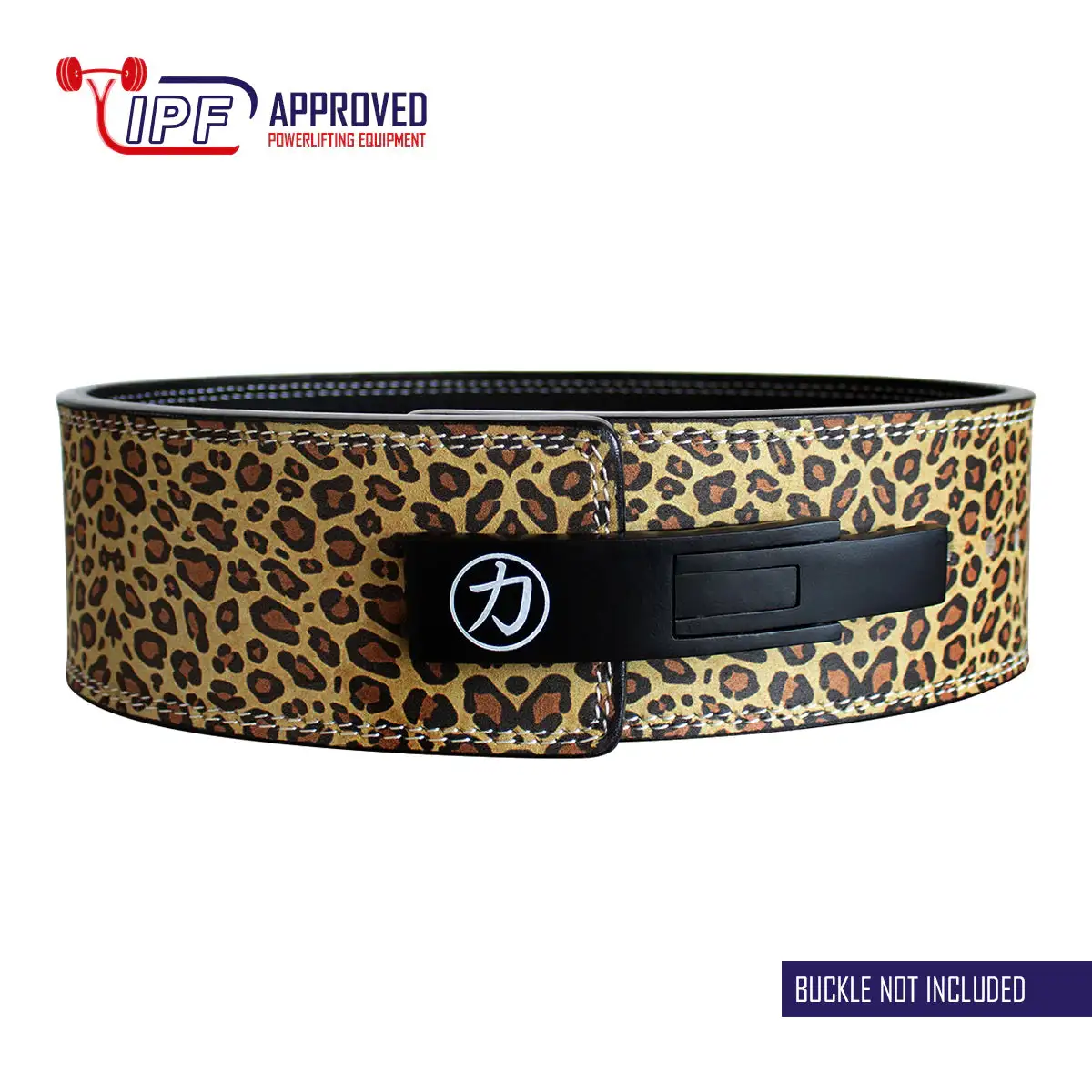Strength Shop Leopard Print Lever KDK-Gürtel, 10mm - IPF/BVDK Zertifiziert – Bild 2