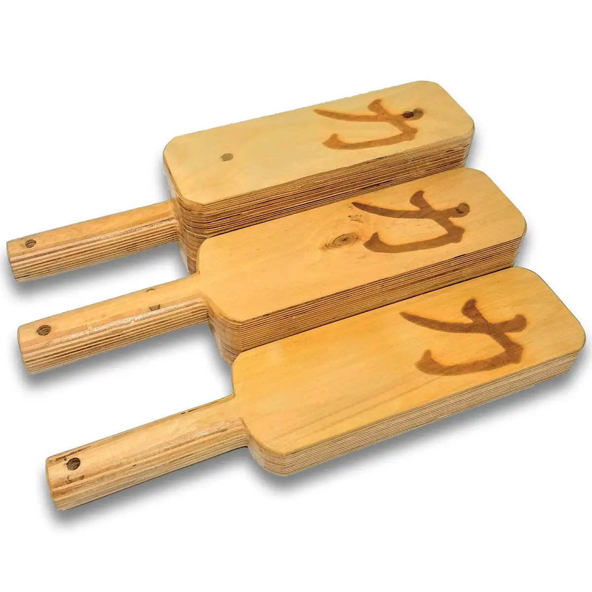 Strength Shop Dreierset Holzbretter, Zum Bankdrücken