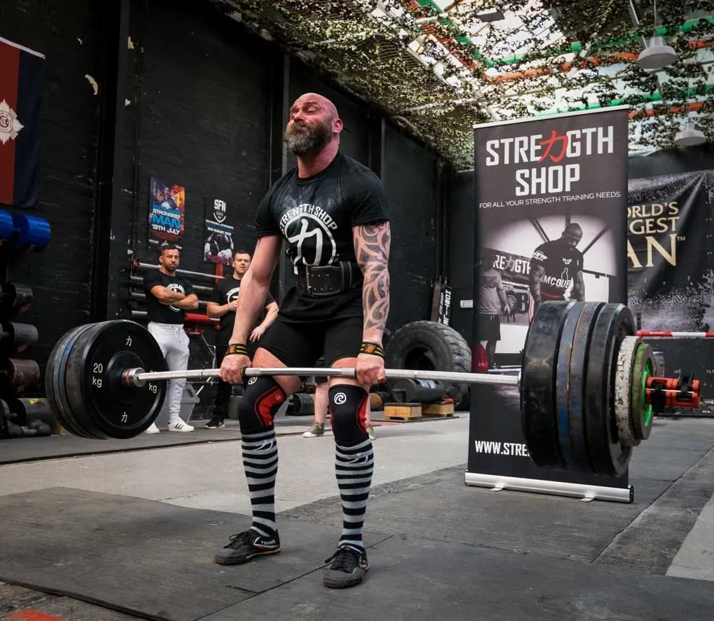 Strength Shop Bastard Deadlift Bar, Chromschaft – Bild 6