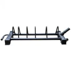 Strength Shop Bumper Hantelscheiben Toast Rack – Horizontale Lagerung, Schwarz