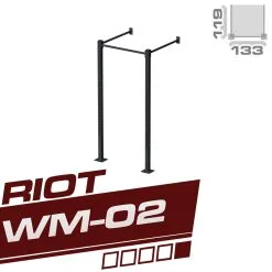 Strength Shop Riot WM-02 Single Cube Rig/Trainingsstation, Für Die Wandmontage