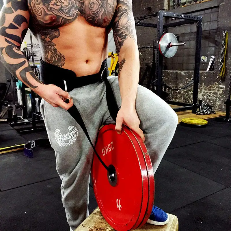 Strength Shop Dip-Gürtel Mit Strapazierfähiger Nylonschlaufe Und Zwei Ösen – Bild 5