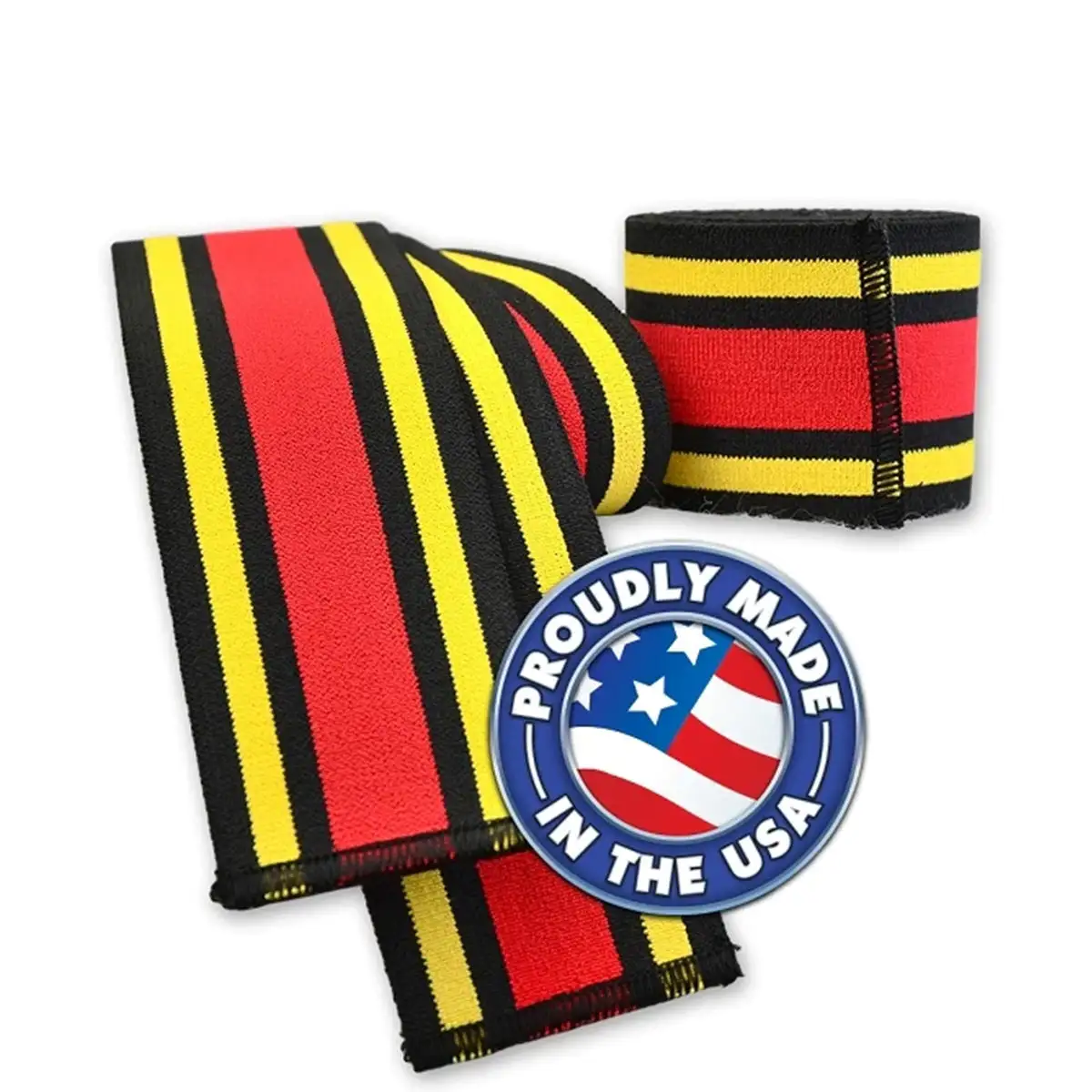 Strength Shop Titan Signature Gold Kniebandagen, 2M Lang - IPF/BVDK-Standard