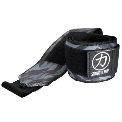 Strength Shop Handgelenkbandagen, Mittelfest, Dark Camo - IPF/BVDK-STANDARD (1 Paar)